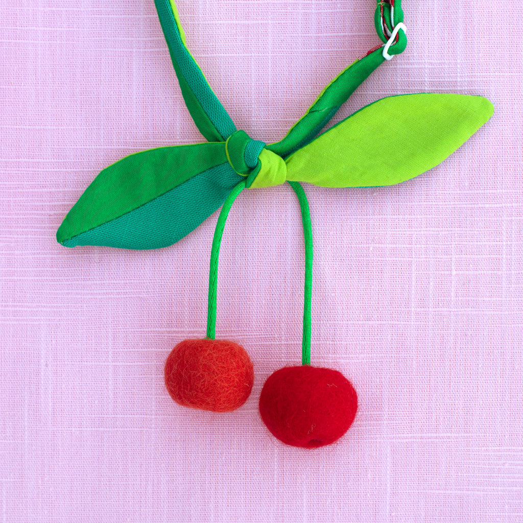 cherries bow tie!  July's rad tie of the month.