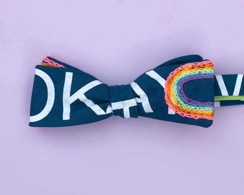 EVERYTHING WILL BE OKAY bow tie