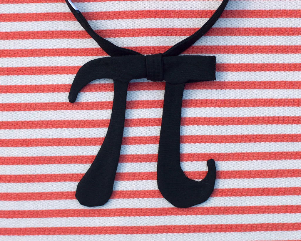 Pi tie // math bow tie for teachers, geeks, and smarty-pants